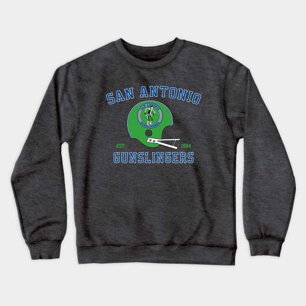 San Antonio Gunslingers - Old School Crewneck Sweatshirt by Hirschof